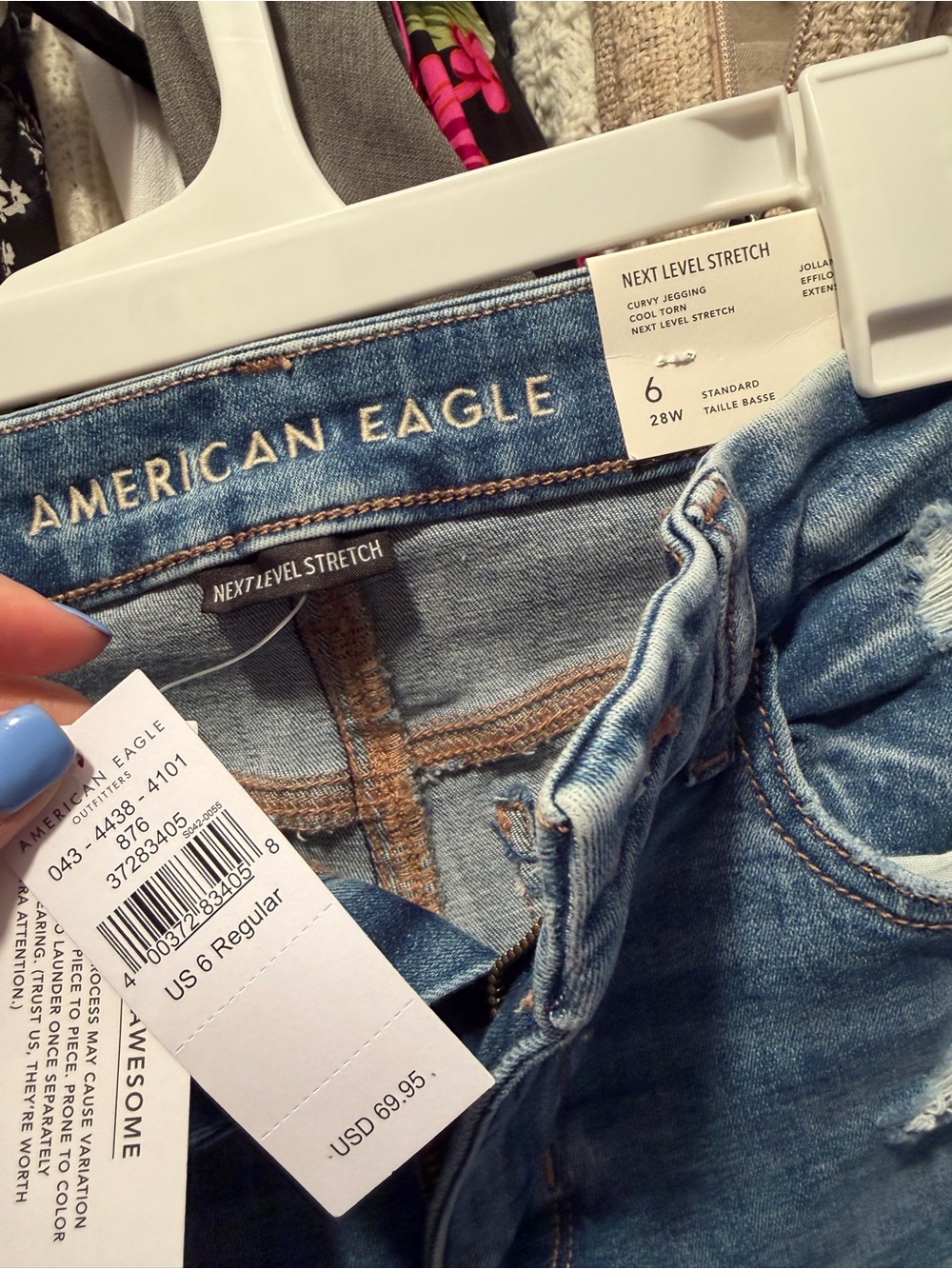 American Eagle Outfitters Light Blue Women's Jeggings - NextLevel Stretch